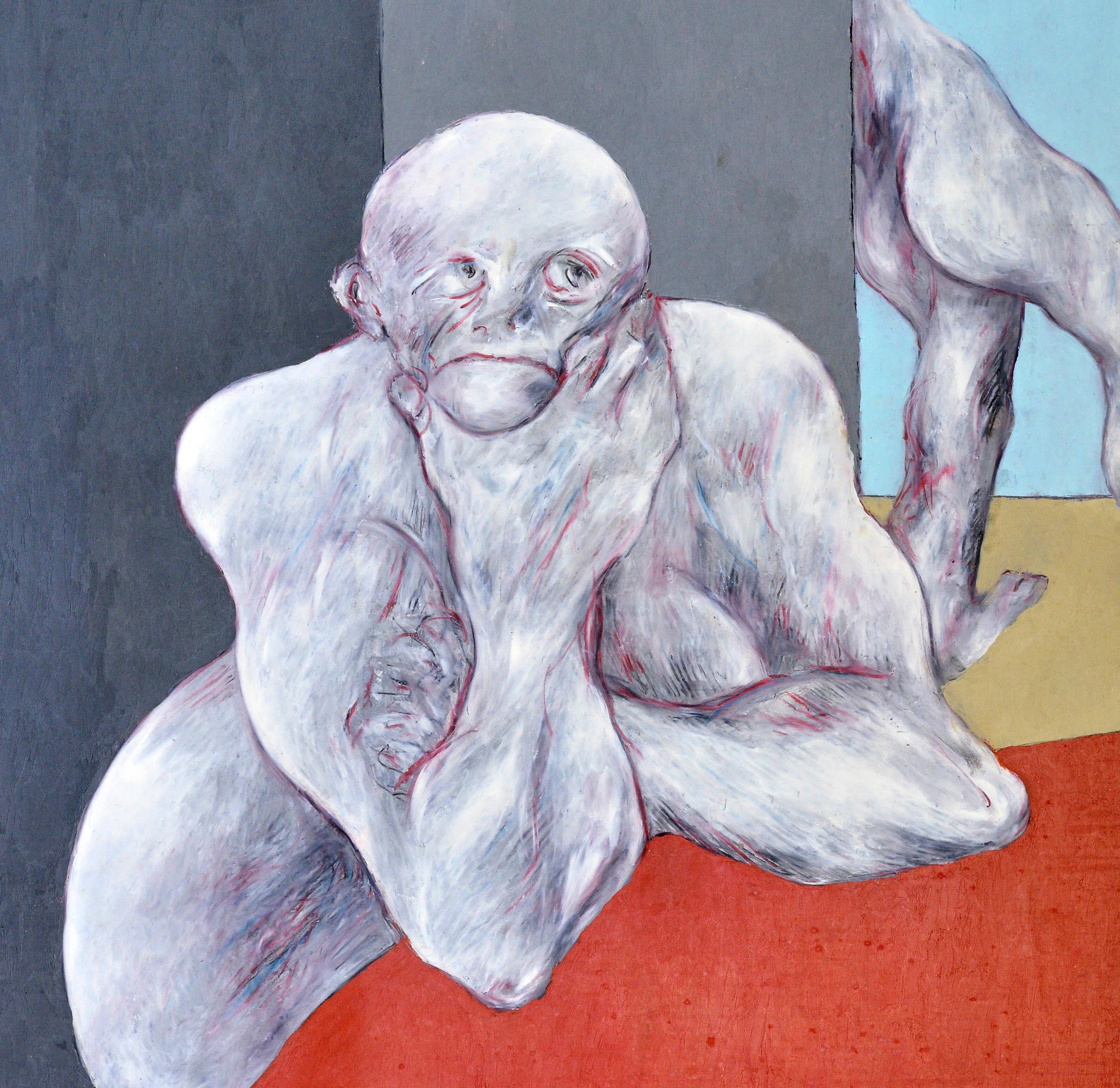 Piensa en - Painting de Jean Sanglar