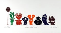Going To Kenneth Square, Aguafuerte Pop Art de Jean Sariano