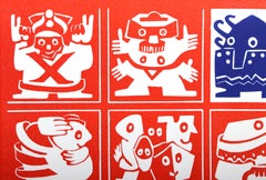 Nine Easy Pieces, taille-douce pop art de Jean Sariano