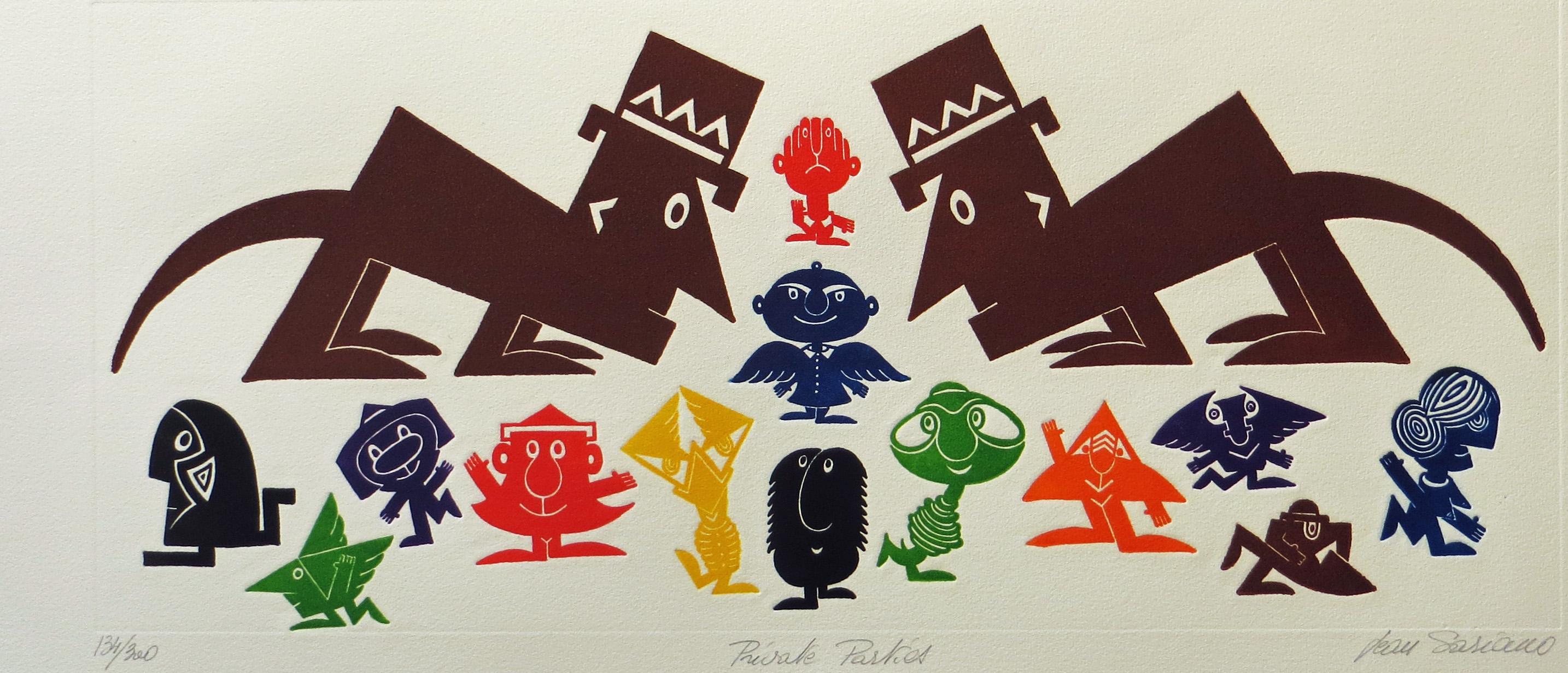 Private Parties - Print by Jean Sariano