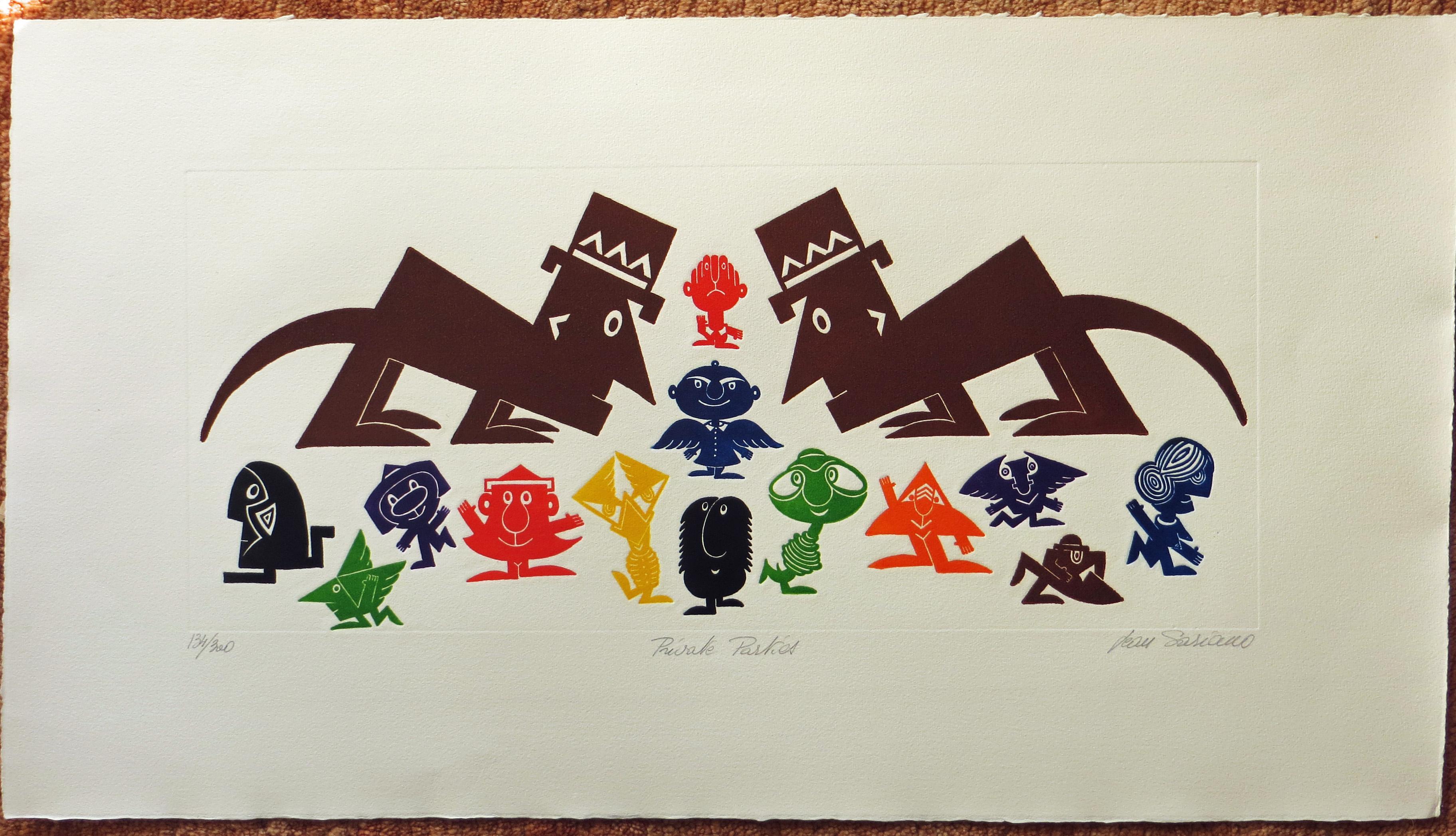 Private Parties - Pop Art Print by Jean Sariano