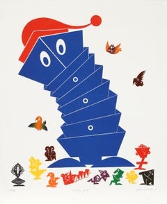 So Long Jack, Pop Art Intaglio Etching and Aquatint by Jean Sariano