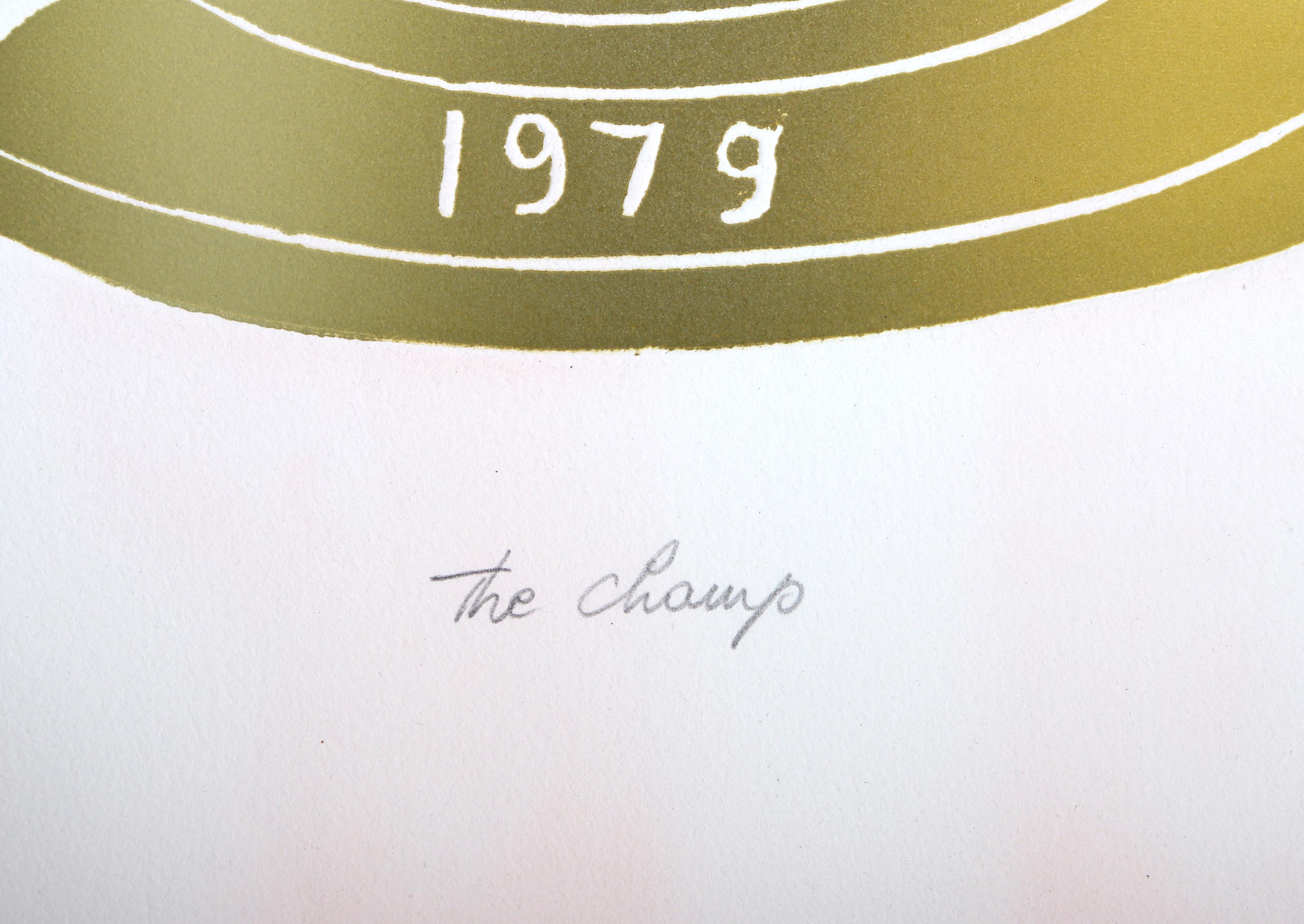 The Champ, Pop Art Intaglio Aquatint Etching by Jean Sariano For Sale 4