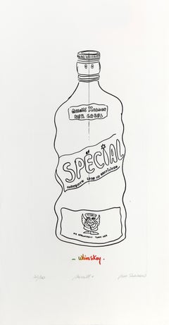Whimskey, Grabado Pop Art de Jean Sariano