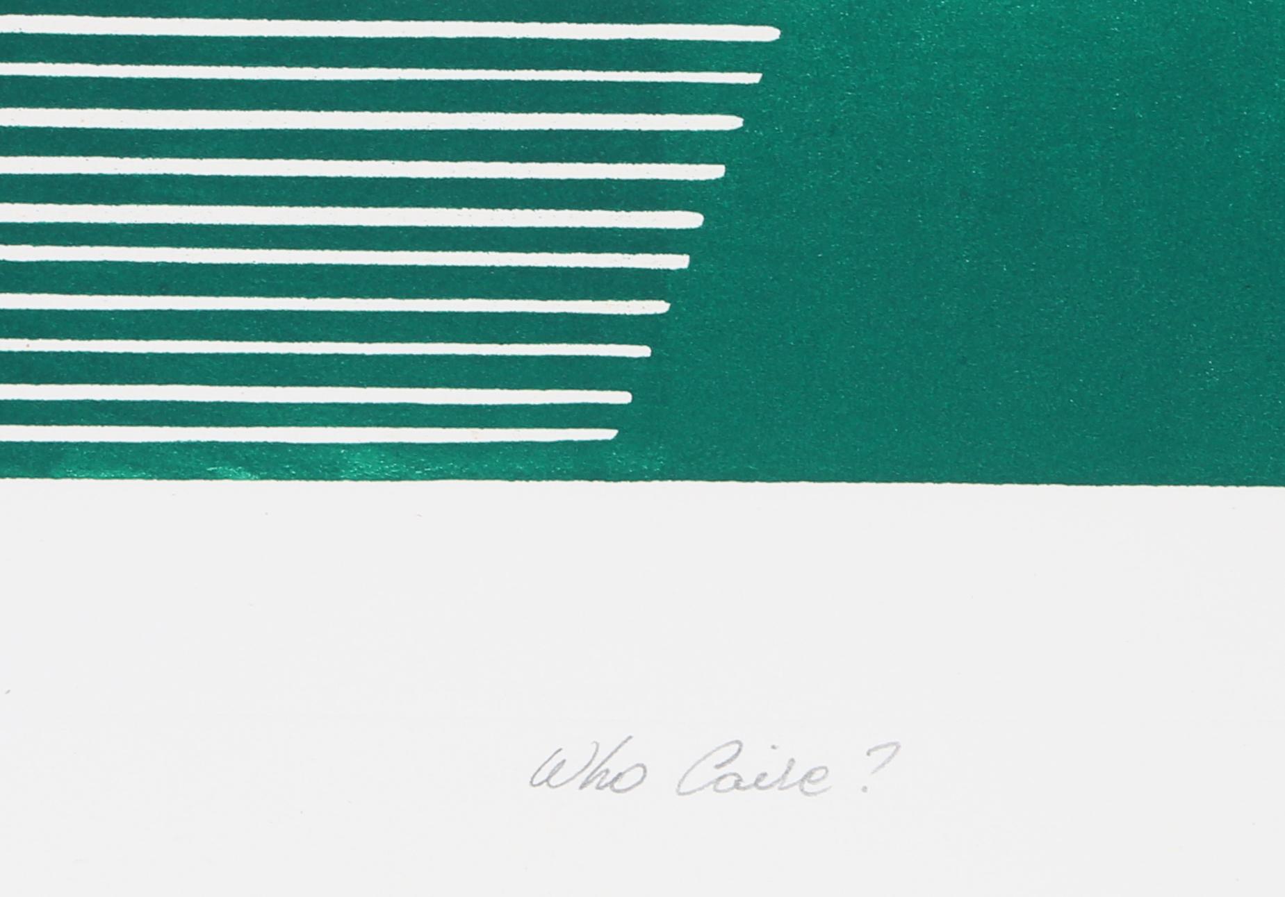 Who Caire, gravure en taille-douce de Jean Sariano en vente 3