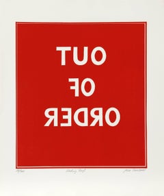 Jean Sariano - Working Proof (Out of Order), Pop Art Intaglio Etching Working Proof (Out of Order), Pop Art Intaglio Etching