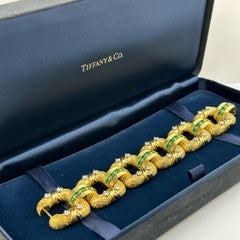 Jean Schlumberger by Tiffany & Co. Cooper Bracelet in Yellow Gold and Platinum