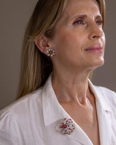 Jean Schlumberger 'Cones and Petals' Ear Clips by Tiffany & Company