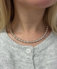 Jean Schlumberger for Tiffany & Co. 16-Stone Diamond Necklace in Platinum & 18K