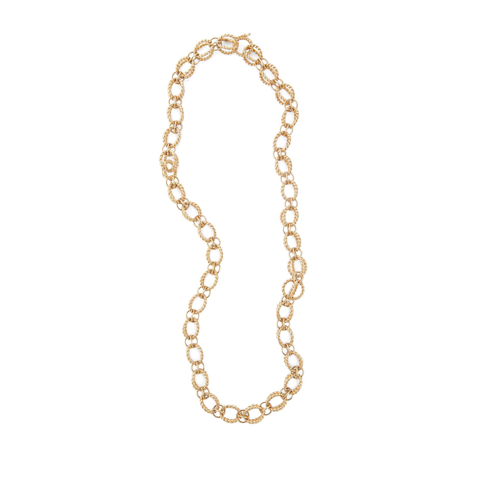 Jean Schlumberger for Tiffany & Co. 'Circle Rope' Necklace In Excellent Condition In New York, NY