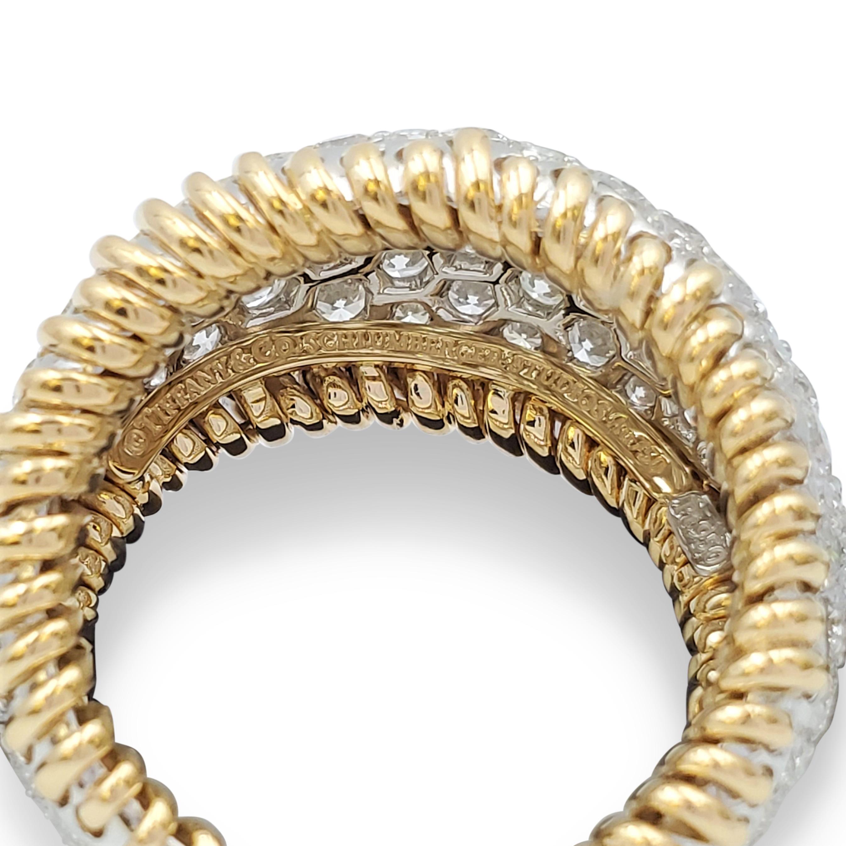 Jean Schlumberger for Tiffany & Co. 'Diamond Stitches' Ring In Excellent Condition In New York, NY