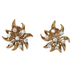 Boucles d'oreilles à clip or