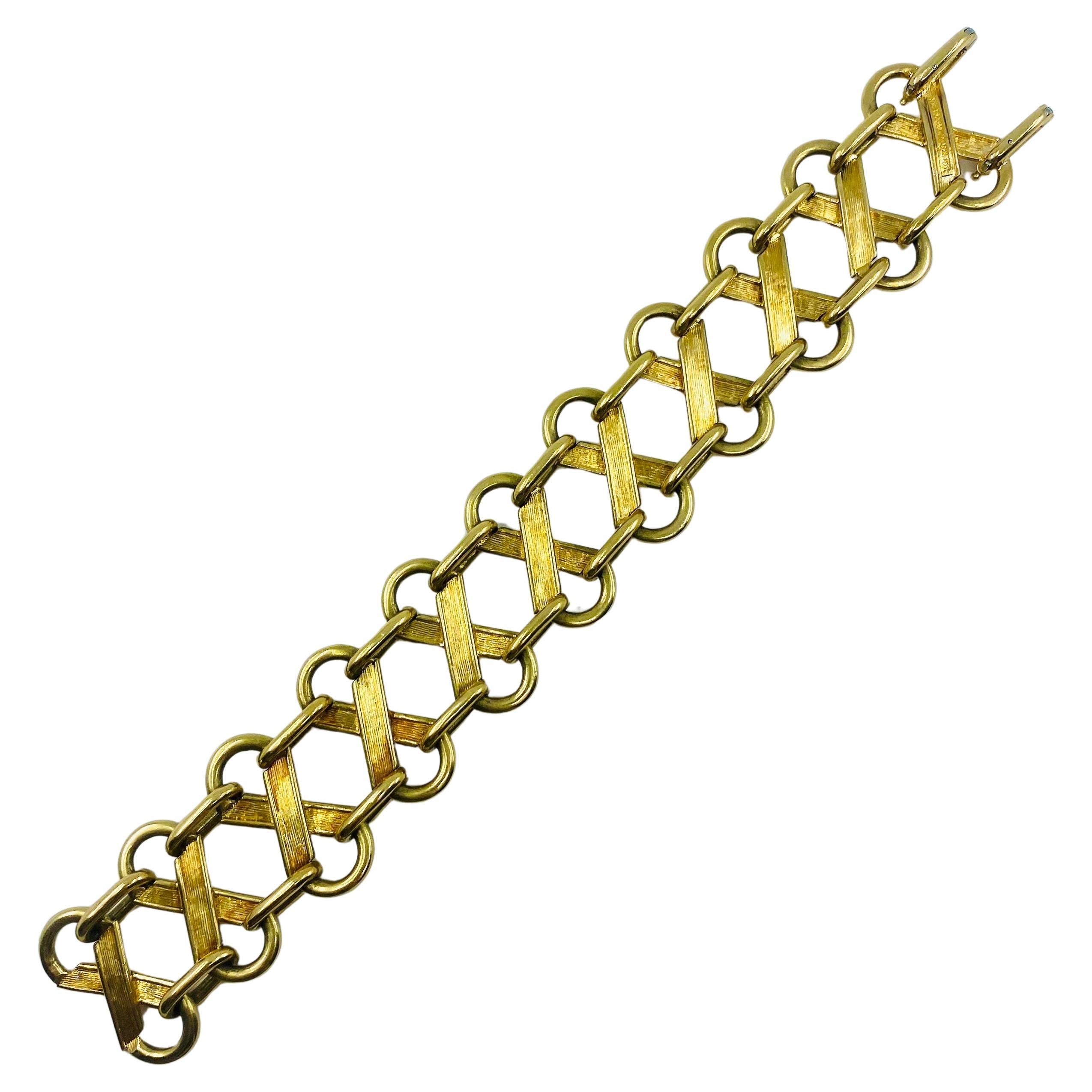 Jean Schlumberger für Tiffany& Co. Gold-X-Armband
