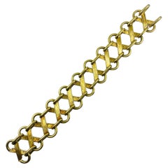 Vintage Jean Schlumberger for Tiffany& Co. Gold X Bracelet