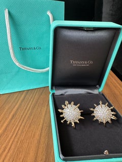 Jean Schlumberger for Tiffany & Co. Platinum Gold and Diamond 'Apollo' Earrings