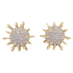 Jean Schlumberger for Tiffany & Co. Platinum Gold and Diamond 'Apollo' Earrings