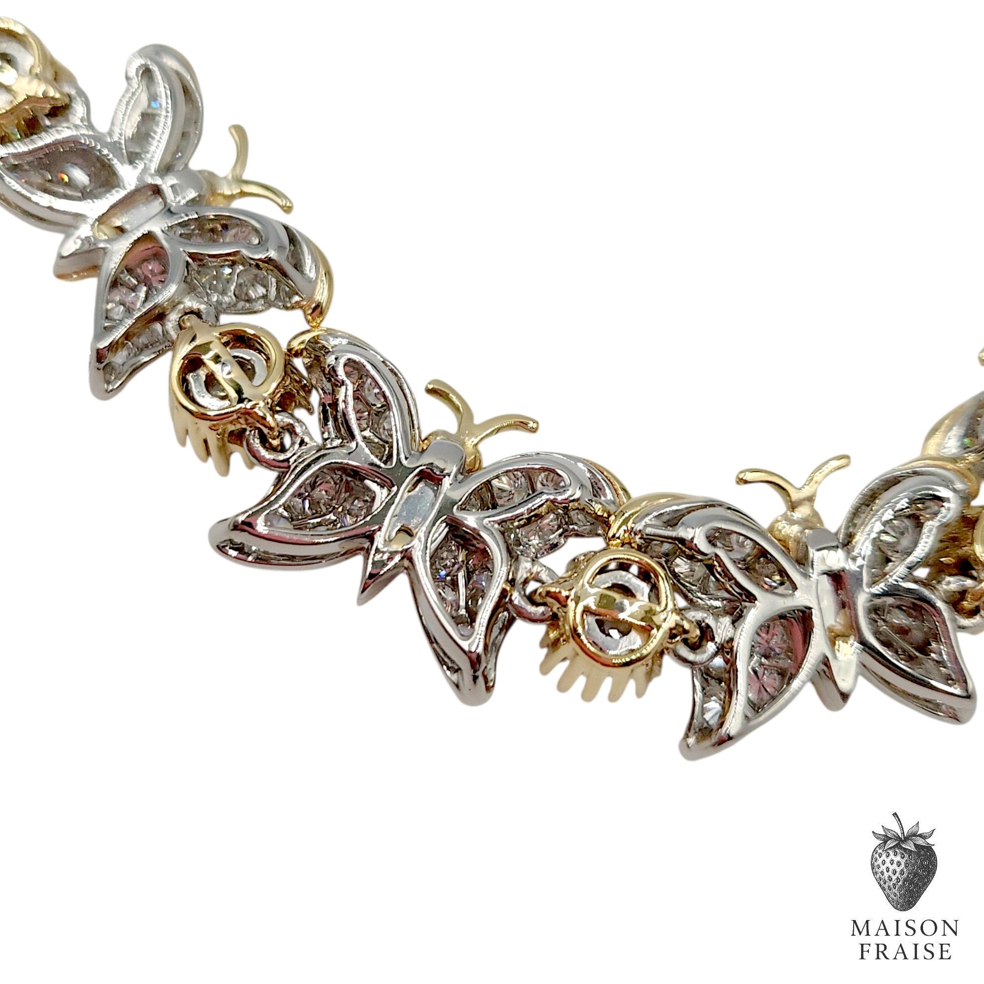Jean Schlumberger for Tiffany & Co. Seven Butterflies Diamond Bracelet im Angebot 8