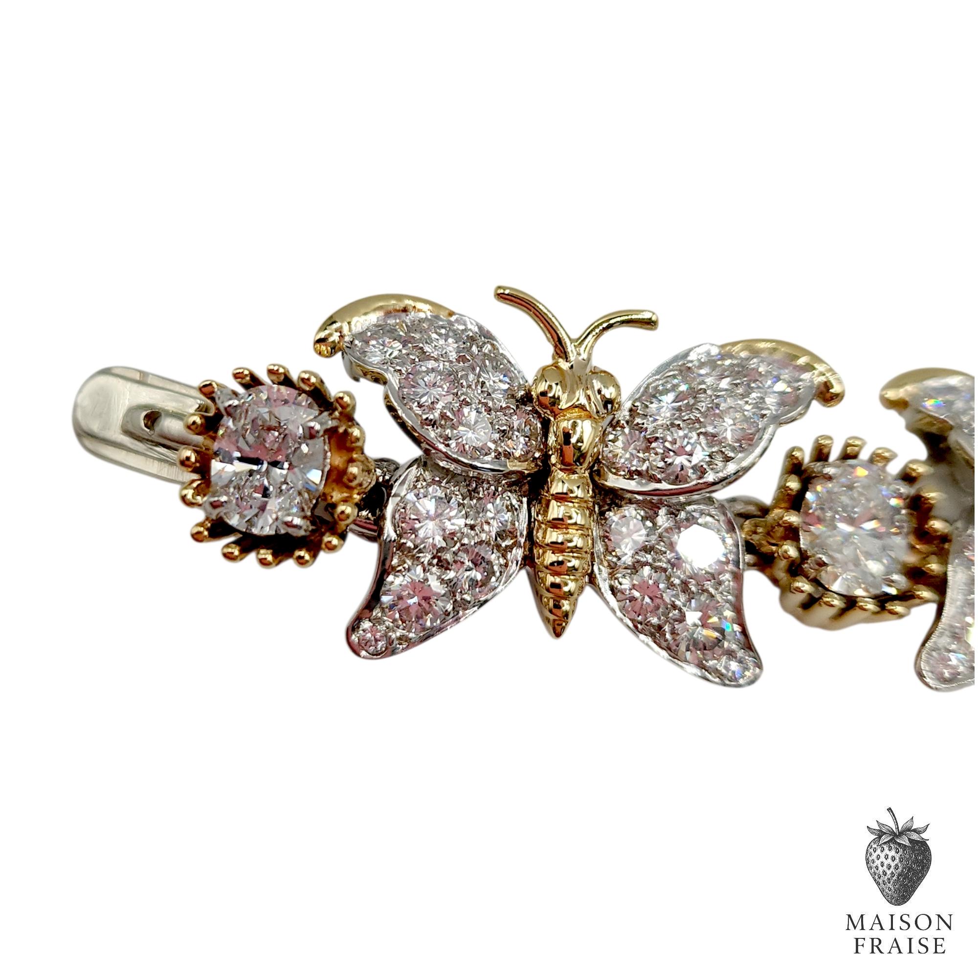 Jean Schlumberger for Tiffany & Co. Seven Butterflies Diamond Bracelet im Angebot 9