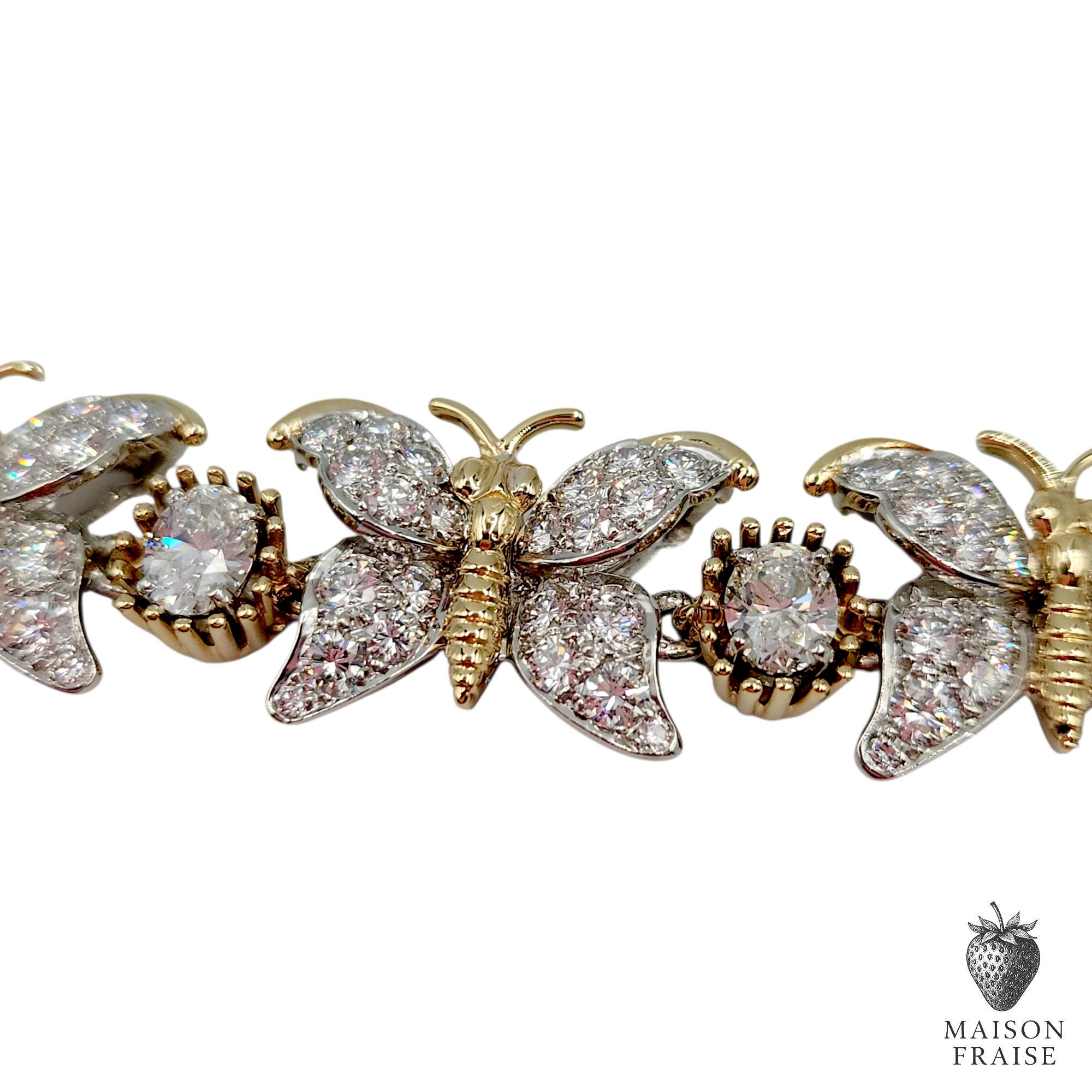 Jean Schlumberger for Tiffany & Co. Seven Butterflies Diamond Bracelet im Angebot 10