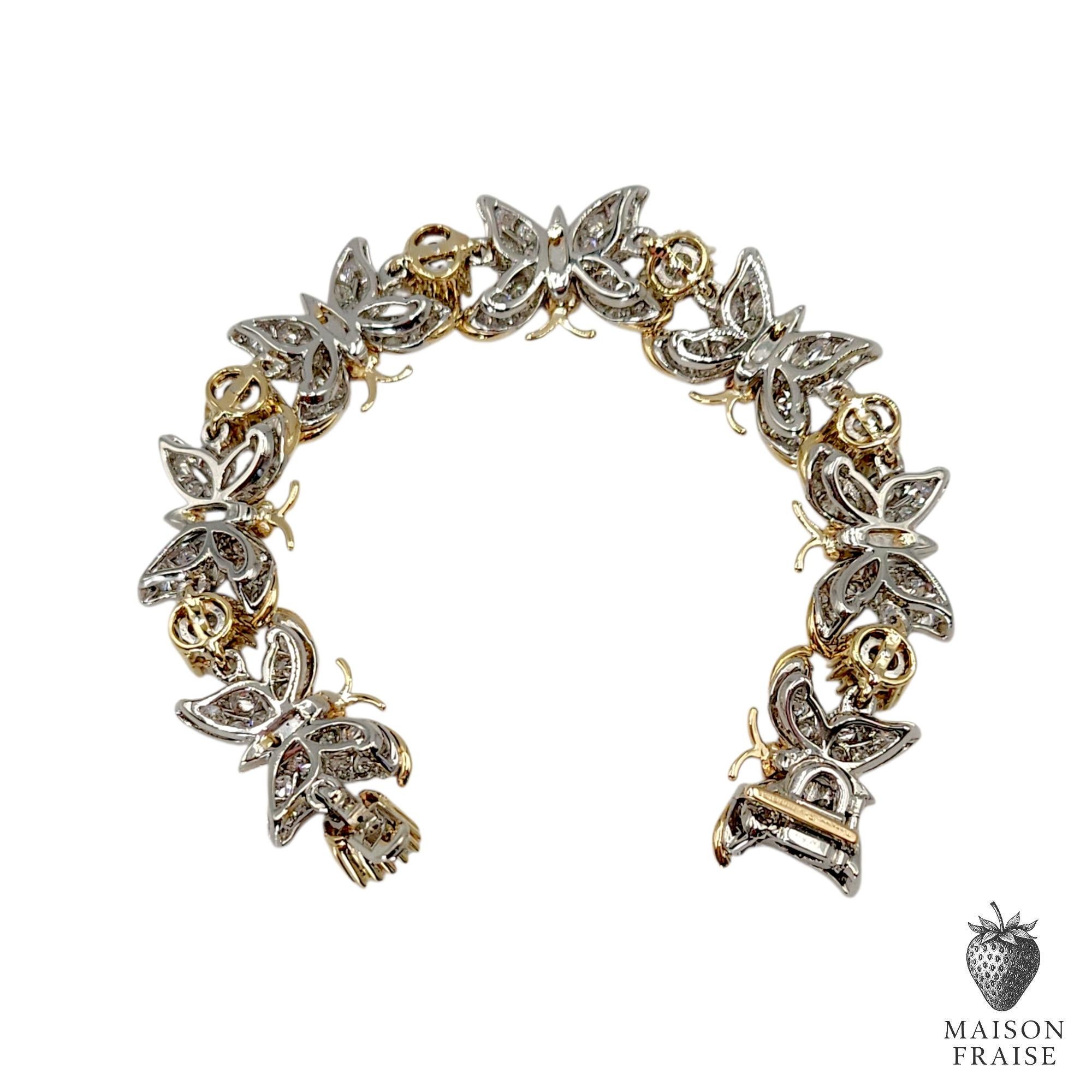 Jean Schlumberger for Tiffany & Co. Seven Butterflies Diamond Bracelet im Angebot 11