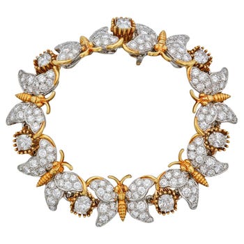 Jean Schlumberger for Tiffany & Co. Seven Butterflies Diamond Bracelet