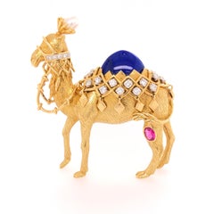 Jean Schlumberger for Tiffany & Co. Yellow Gold Camel Pin