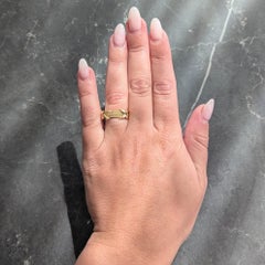 Jean Schlumberger Tiffany & Co. 18 Karat Yellow Gold Twisted Rope X Band Ring