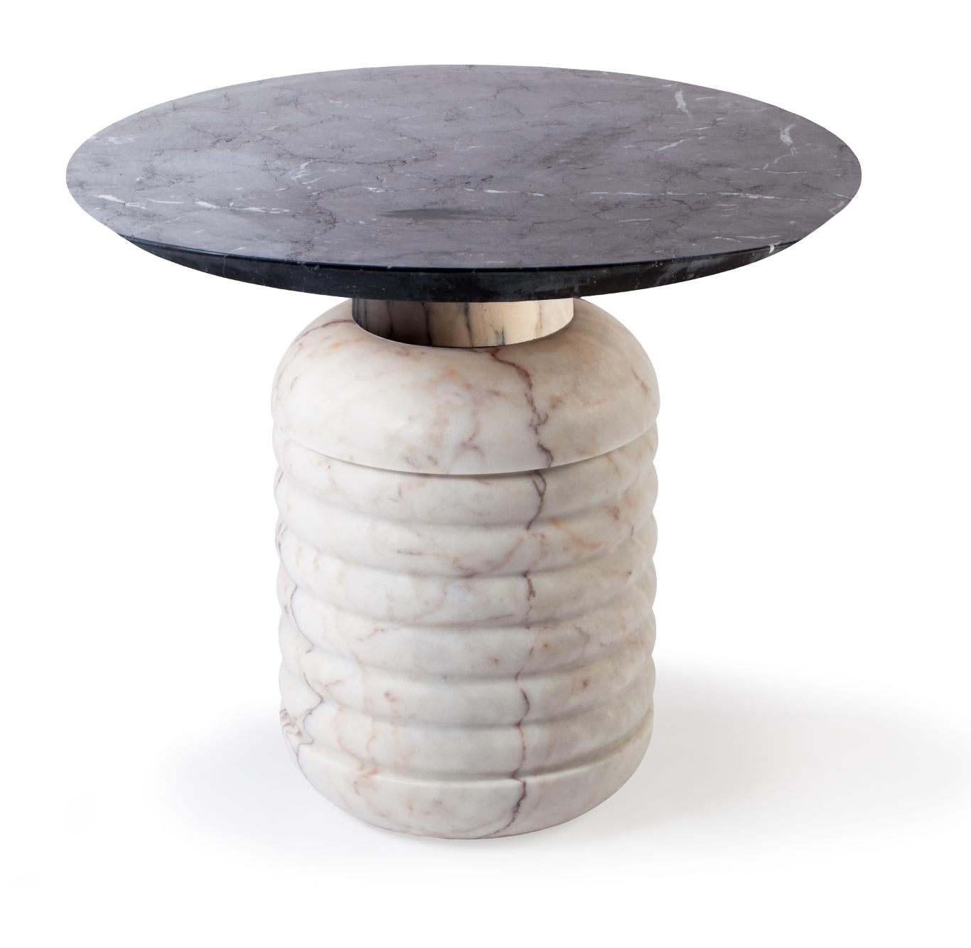Brutalist Jean Side Tables Tall and Low For Sale