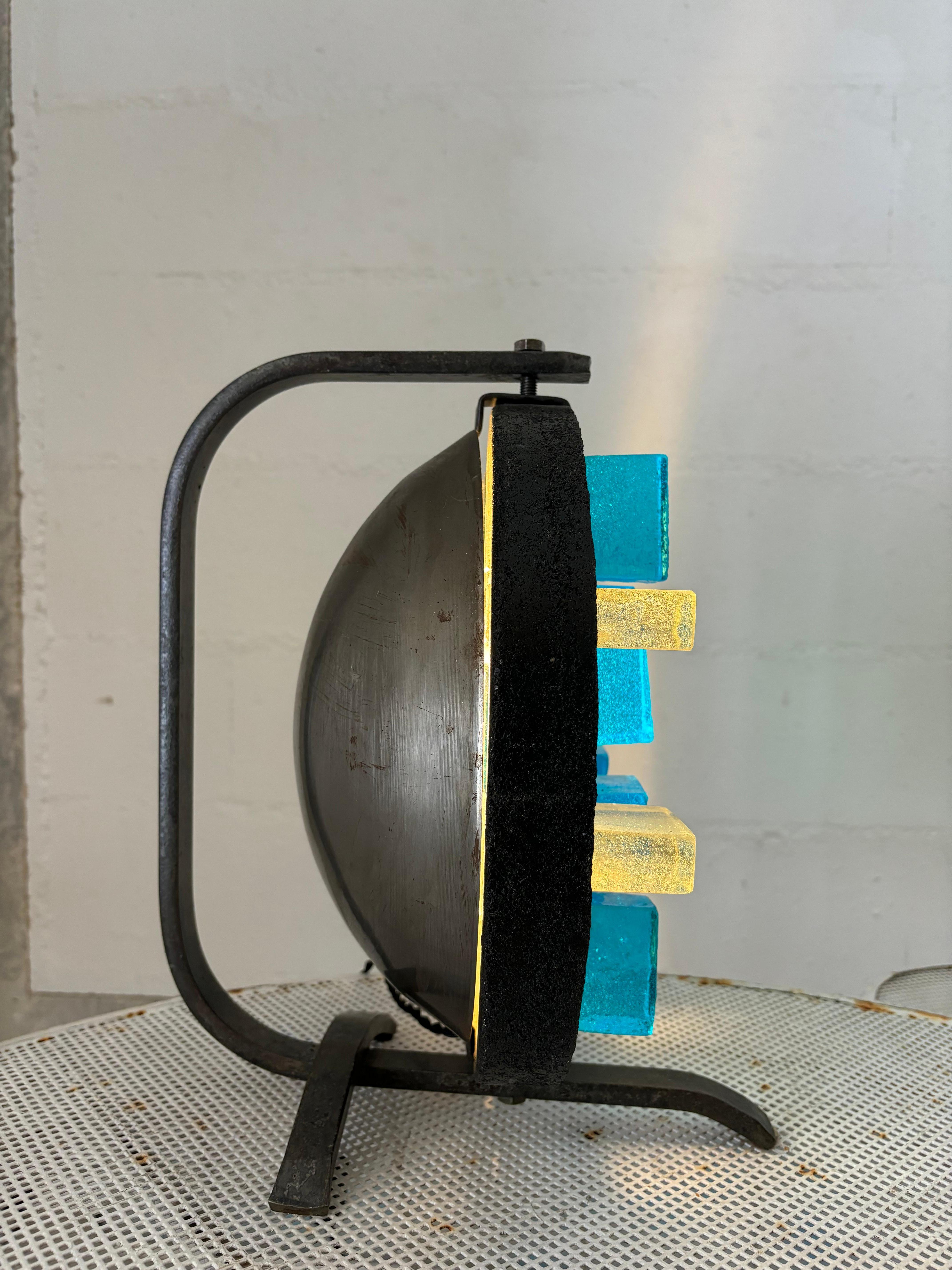 Jean Simon Labret concrete lamp For Sale 3