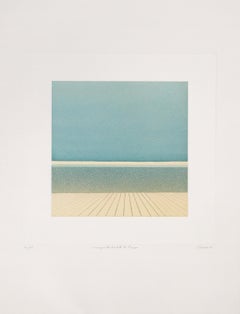 Incomparable Chant D'été De L'azur, Surrealist Etching with Aquatint by Jean Sol