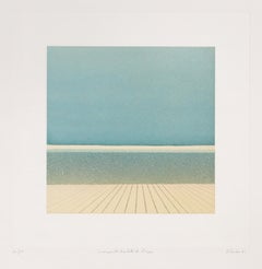 Incomparable Chant D'été De L'azur, Surrealist Etching with Aquatint by Jean Sol