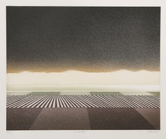 L'embellie, gravure surréaliste avec aquatinte de Jean Solombre