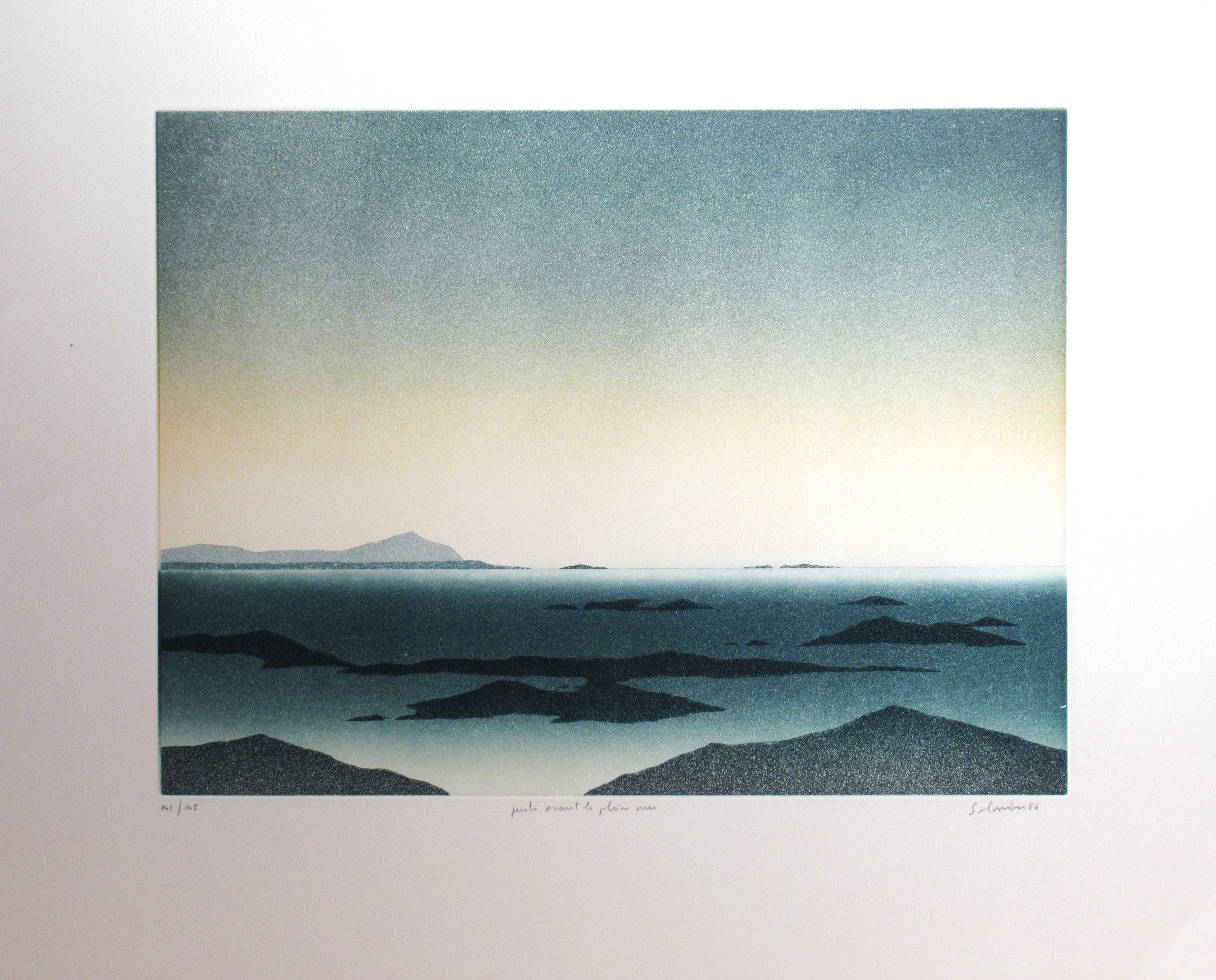 Partir Avant la Pleine Mer - Print by Jean Solombre