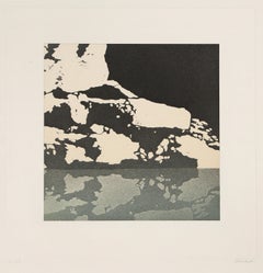 Reflection, Surrealist Etching with Aquatint by Jean Solombre