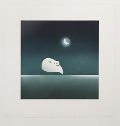 Tu aimerais ce que j'aime..., Surrealist Etching with Aquatint by Jean Solombre