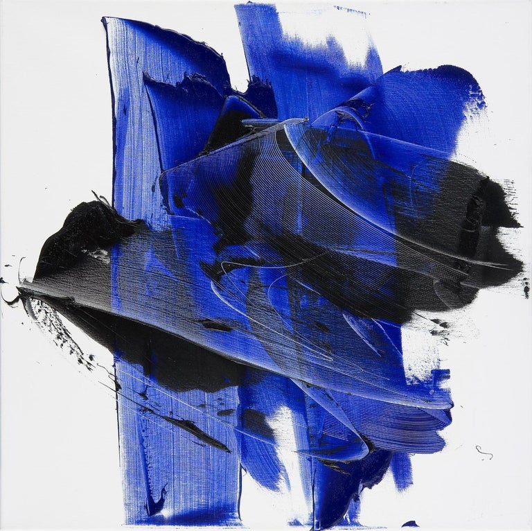 Jean Soyer Dark And Blue On White Background Hashtag Shaped