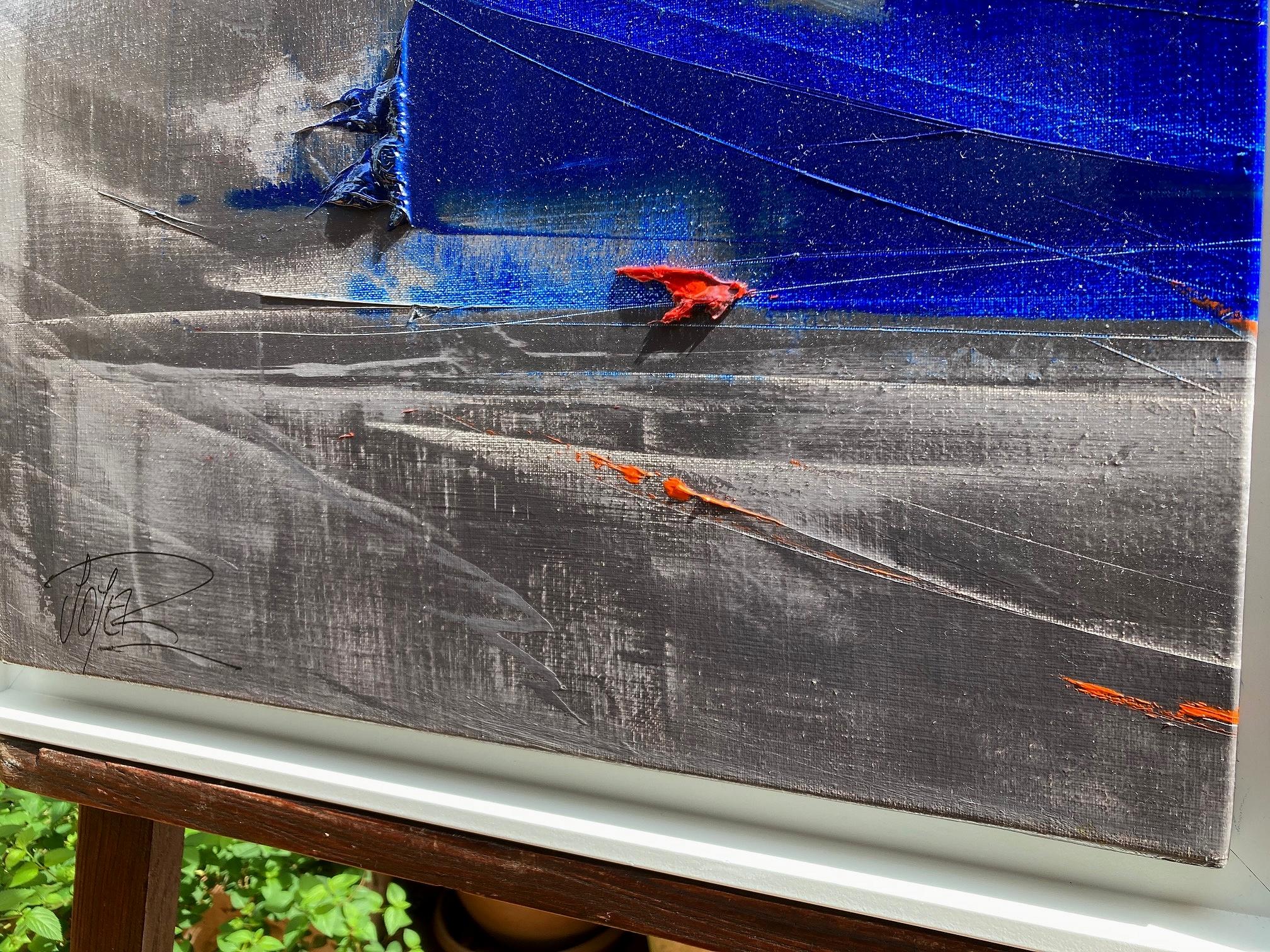 Pittura ad olio astratta 