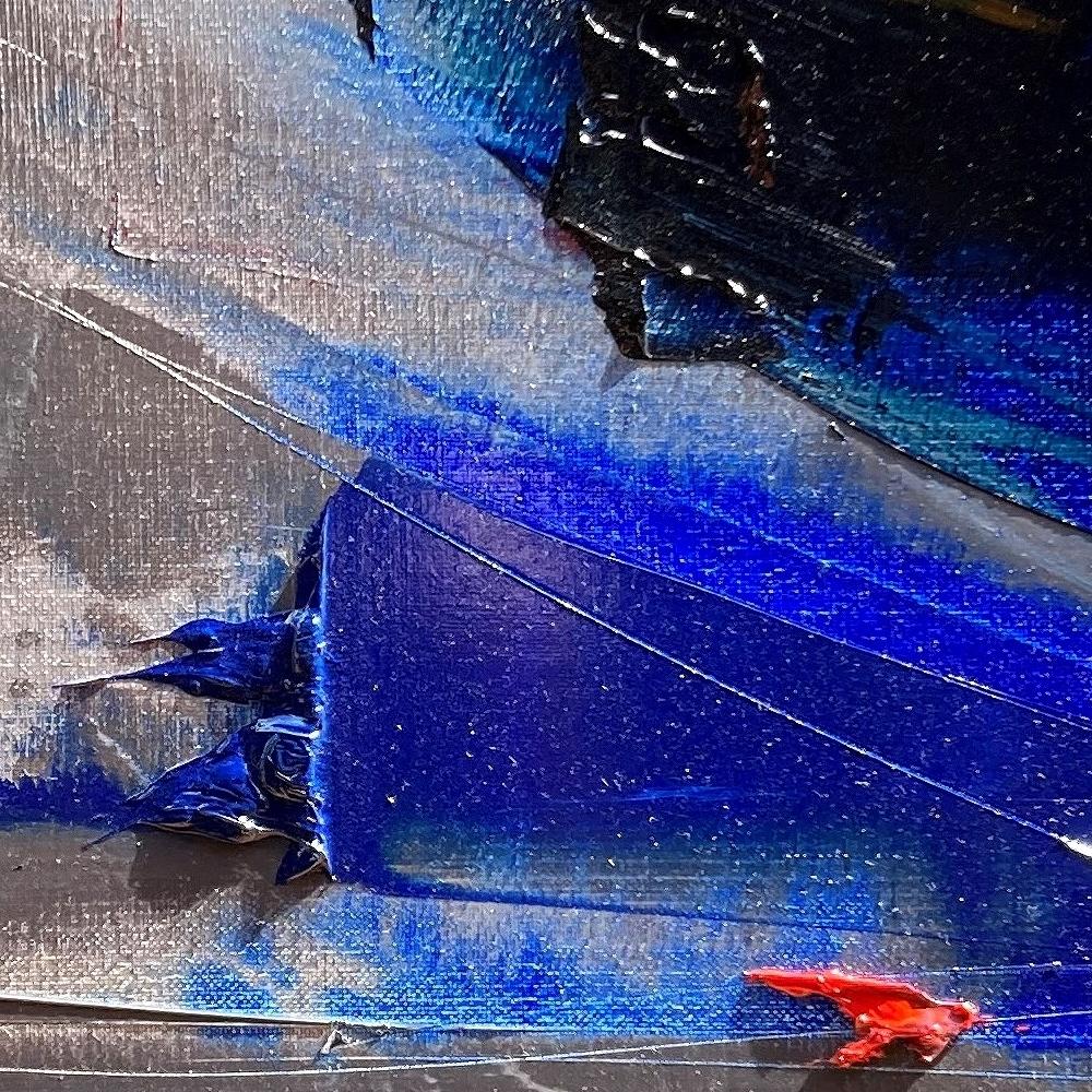 Pittura ad olio astratta 