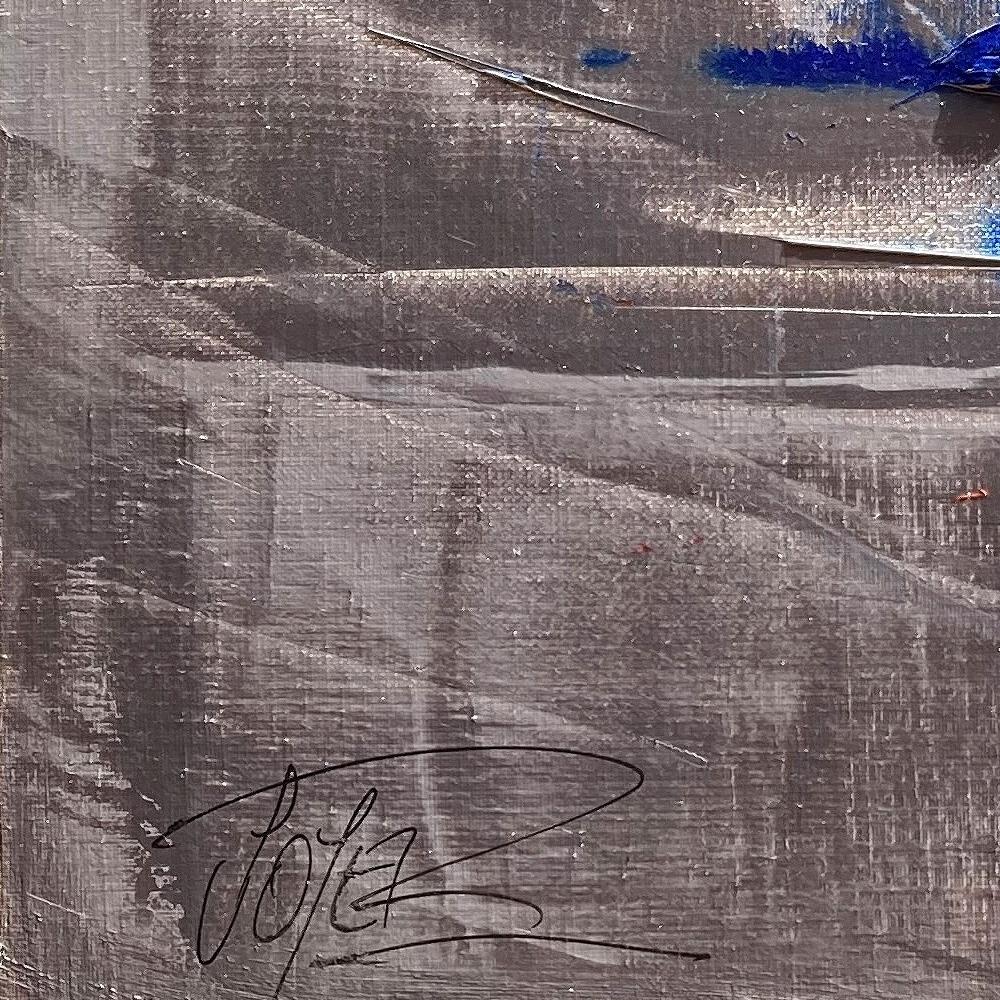 Pittura ad olio astratta 