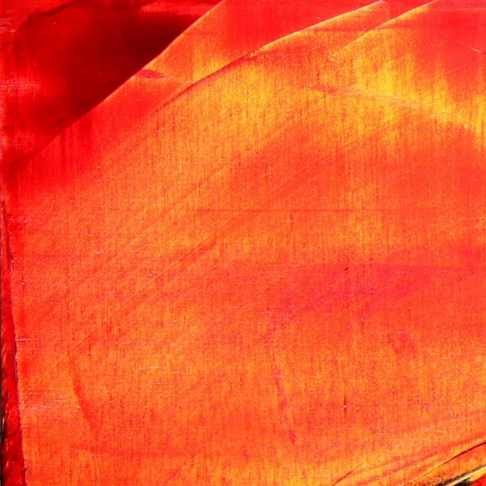 Pittura ad olio astratta dinamica rossa e nera  Espressionismo contemporaneo in vendita 3