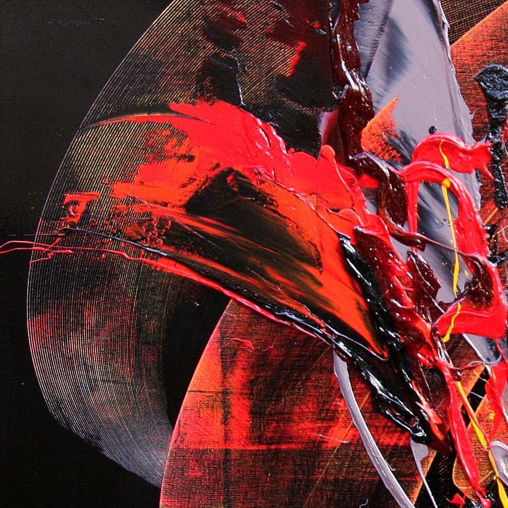 painting on dark background