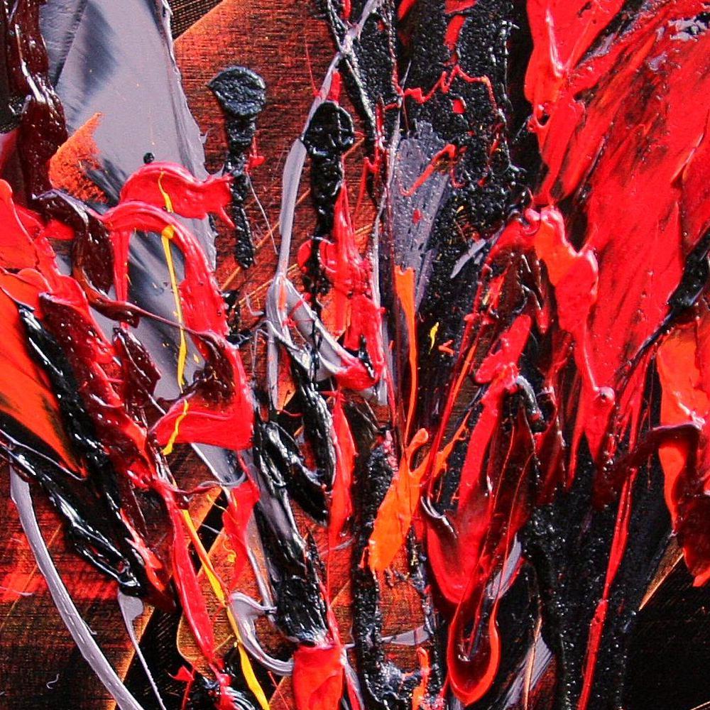 dark background painting