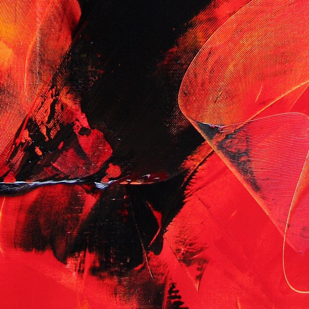Pittura ad olio astratta contemporanea di grande effetto con movimento dinamico in vendita 7