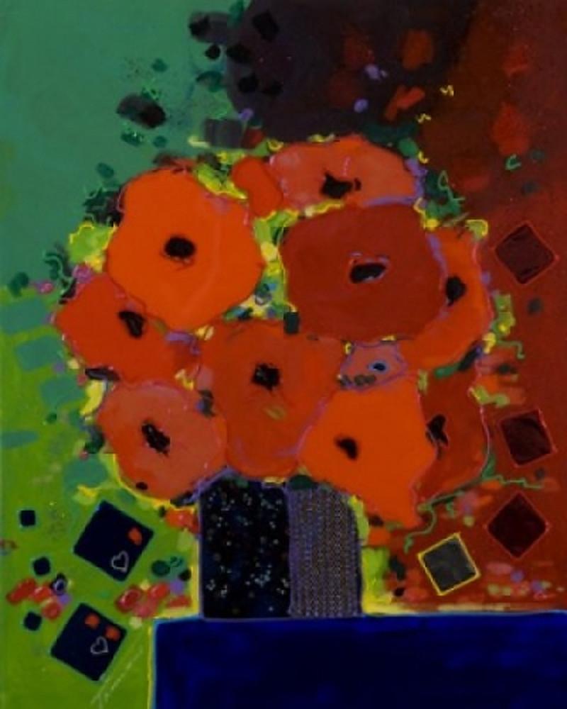 Jean Tannous Still-Life Painting -  Le Petit Rouge