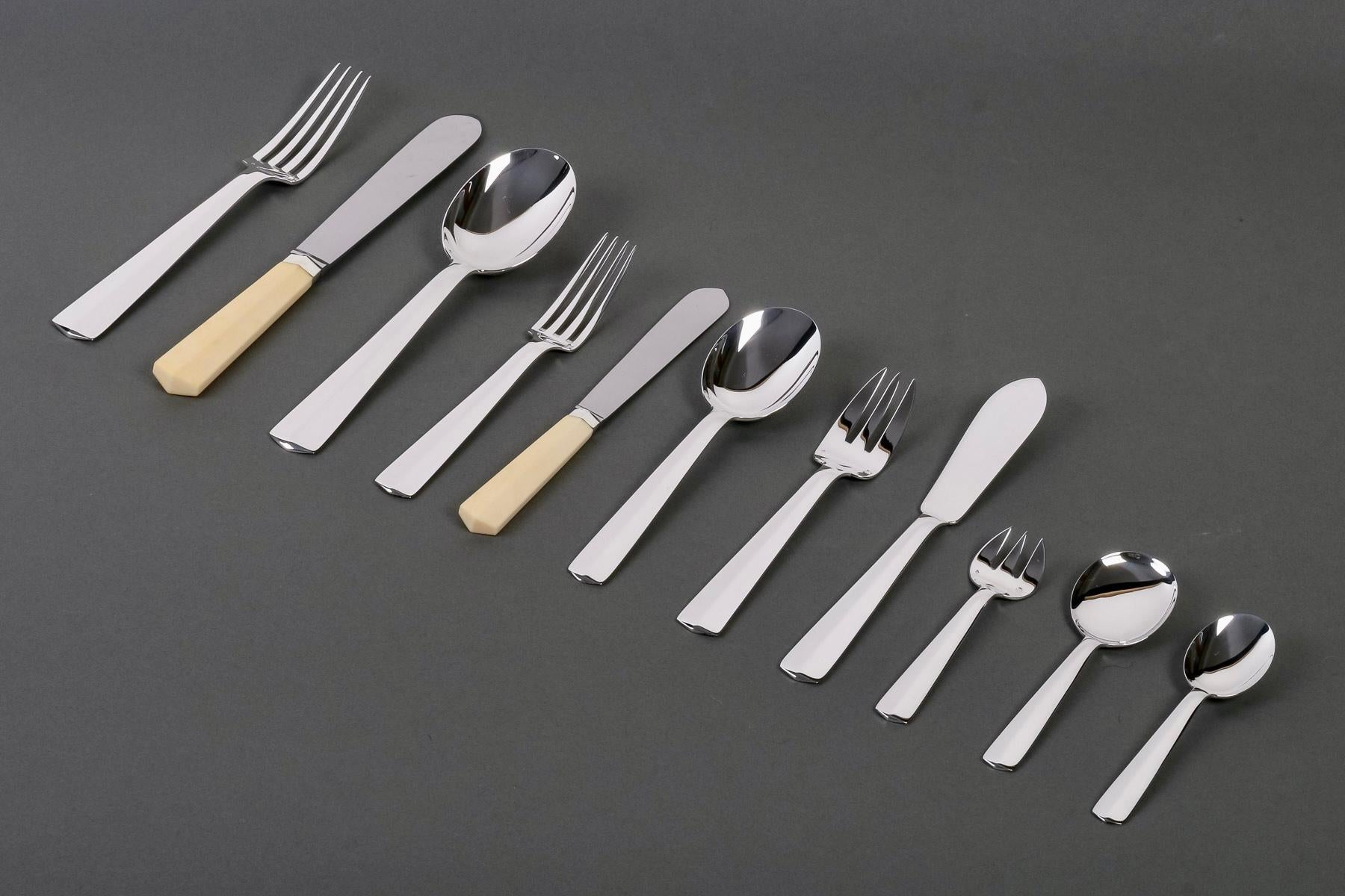 Art Deco Cutlery Flatware set 