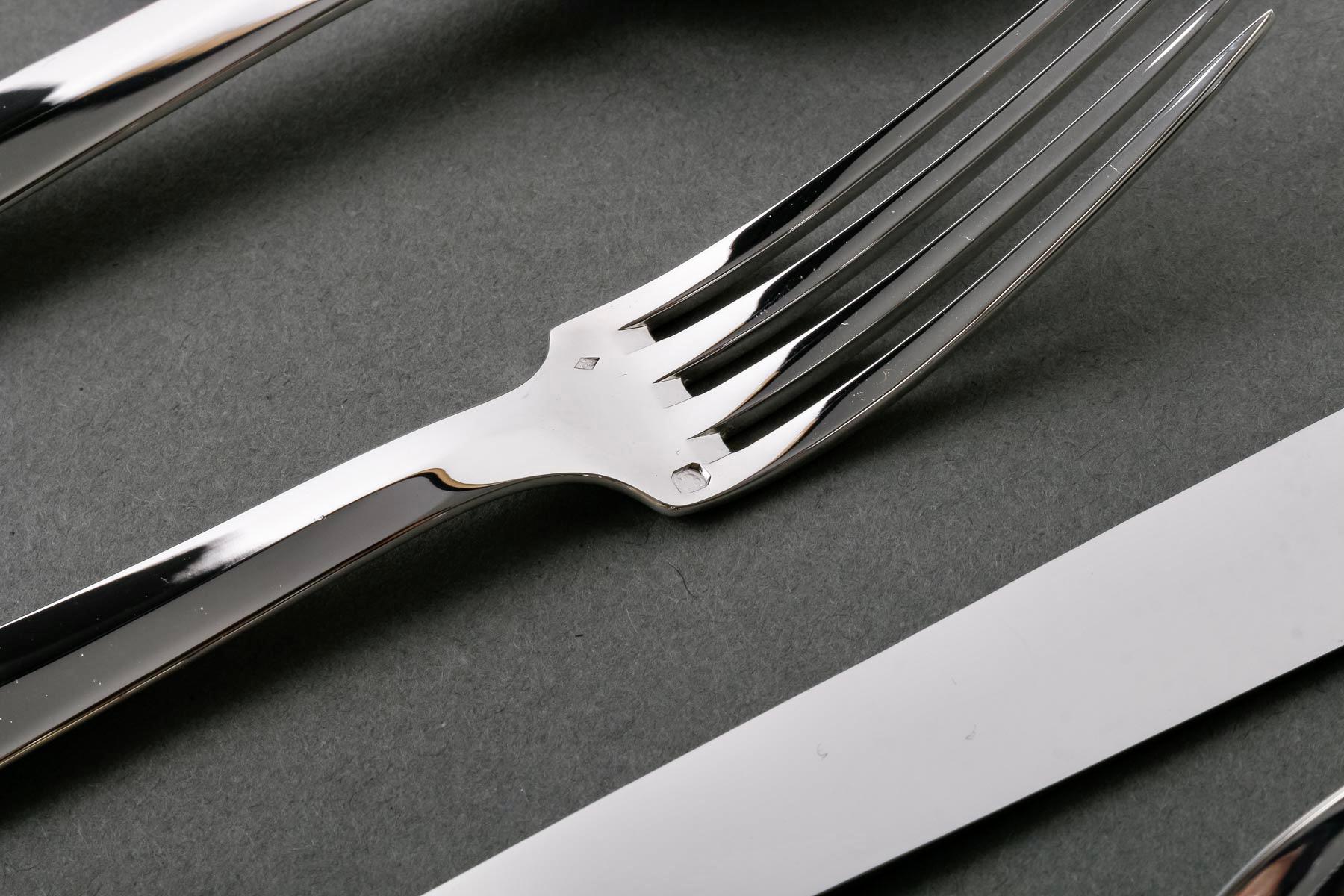 Jean Tetard - Art Deco Cutlery Flatware Set Nice Sterling Silver 152 Pieces For Sale 1