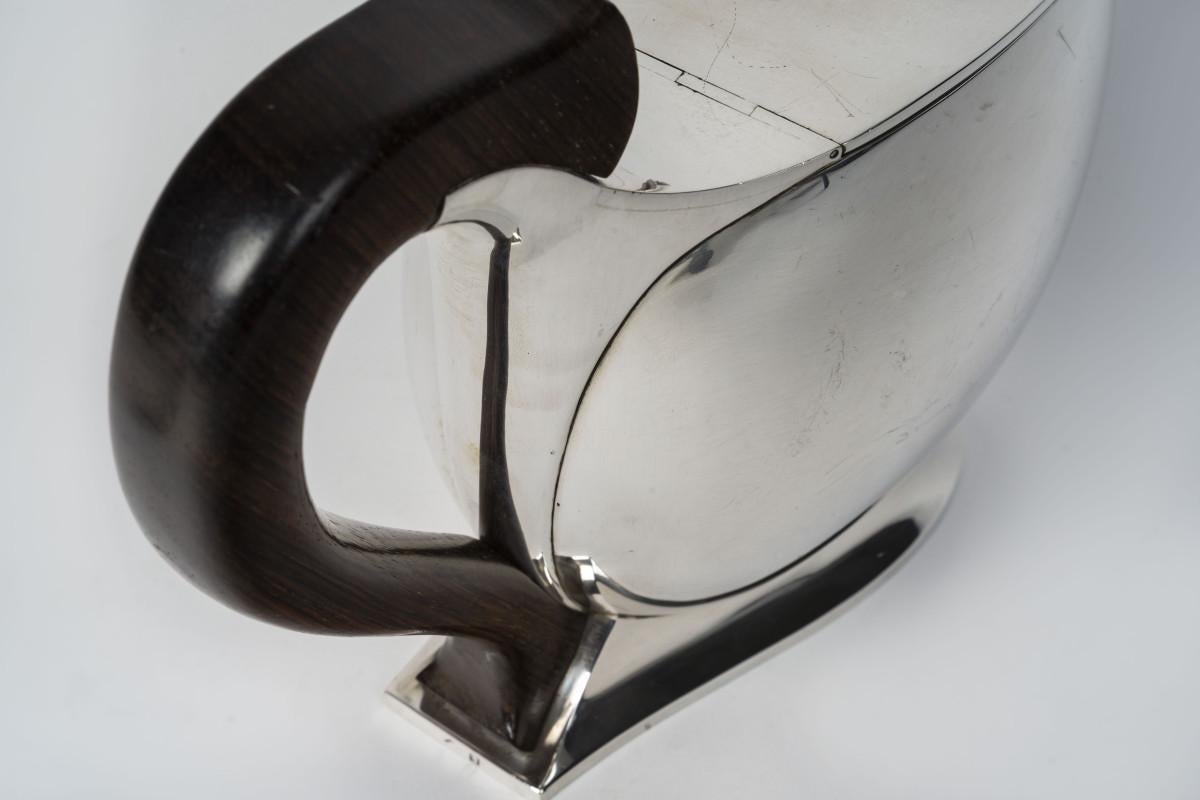 JEAN TETARD - Solid silver ART DECO jug circa 1930 in vendita 2