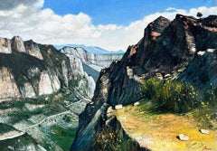 "La vallée du Verdon depuis les balcons de la Mescla" - Provence, Var, France