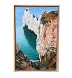 "Vue plongeante sur la porte d'Amont - Etretat" - Normandie, Frankreich