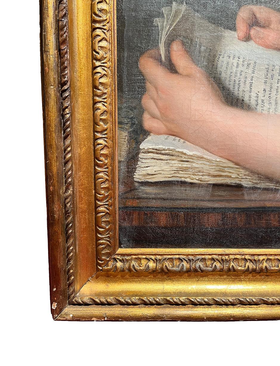 18° secolo Cerchia di Jean-Étienne Liotard Ritratto di signora Olio su tela in vendita 11